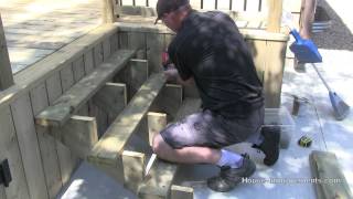 How To Build A Deck  6 Stairs amp Hand Rail [upl. by Yecad]