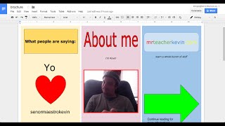 How to make a brochure in Google Docs [upl. by Ailaro]