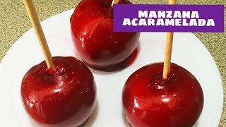 Cómo hacer manzanas acarameladas caseras [upl. by Stover591]