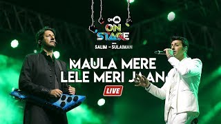 Maula Mere Lele Meri Jaan  Salim Sulaiman Live  Vipul Mehta  9XM On Stage [upl. by Shanta121]