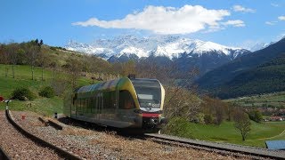 Eine Südtiroler Erfolgsgeschichte Mit der Vinschgaubahn von Mals nach Meran [upl. by Nosnej]