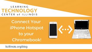 How to Connect a Chromebook to and iPhone Hotspot [upl. by Erual]