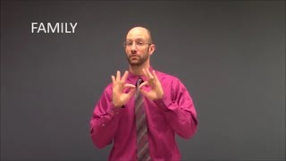 Family Signs in ASL  American Sign Language [upl. by Lalita200]