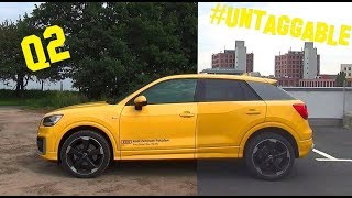 Audi Q2  Test des 14 TFSI  Echt quotuntaggablequot Review Kaufberatung Drive [upl. by Serrell]