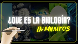 ¿QUE ES LA BIOLOGÍA en minutos [upl. by Ahsilac638]