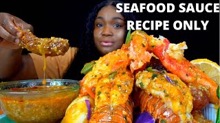 SEAFOOD MUKBANG SAUCE RECIPE  EATCOOKANDLIVEITUP SEAFOOD SAUCE RECIPE  SAUCE RECIPE [upl. by Retha]