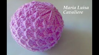 Cappello punto fiocchetti alluncinetto tutorial [upl. by Zipah]