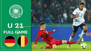 Germany vs Belgium 23  Full Game  U 21 Euro Qualifiers [upl. by Namielus]