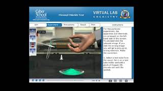 CSTS CHEMISTRY VIRTUAL LAB Chromyl chloride test [upl. by Amikahs]