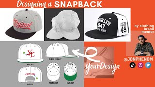 How do I design a snapback Hat  Clothing Brand [upl. by Kinsman538]