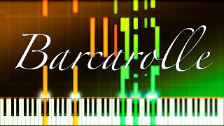 Offenbach Barcarolle piano solo [upl. by Eenimod]