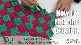 How to Entrelac Crochet [upl. by Eseuqcaj885]