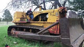 Starting a TD25 Dozer after 20 years of sitting [upl. by Inanaup]