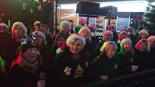 WHAT CHRISTMAS MEANS TO ME Rock Choir at Birkdale Lights Switch On 1st December 2024 [upl. by Amsed49]