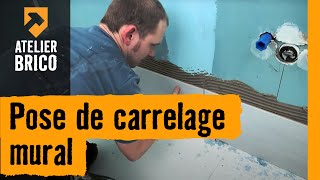 Atelier brico HORNBACH  Pose de carrelage mural [upl. by Douglass]