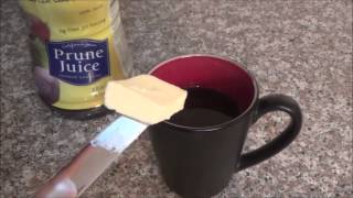 Fast Constipation Relief Life Hack  Warm Prune Juice amp Butter [upl. by Eihcra]