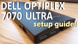 DELL OPTIPLEX 7070 ULTRA UNBOXED 4K60FPS [upl. by Enitsuga317]