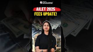 AILET 2025 Application Form Fees Breakdown ailet2025 [upl. by Buehrer]