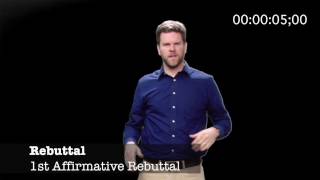 Debate Example Affirmative Rebuttal [upl. by Otreblon]