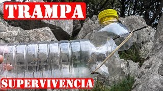 Cómo Hacer Una Trampa De Supervivencia Con Una Botella [upl. by Ellah506]