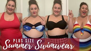 MASSIVE PLUS SIZE SWIMSUIT HAUL [upl. by Henigman]