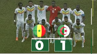 SENEGAL vs ALGERIE  0  1 [upl. by Eryt]