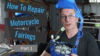 How To Repair Cracked and Broken Motorcycle Fairings Tutorial [upl. by Peggi]