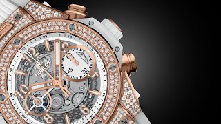 HUBLOT  BIG BANG UNICO WHITE KING GOLD COLLECTION [upl. by Seppala]