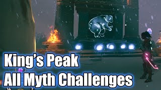 Immortals Fenyx Rising  All Myth Challenges Locations  King’s Peak [upl. by Najtsirk811]