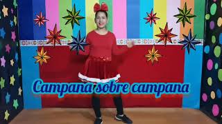 campana sobre campana coreografía básica [upl. by Eisaj]