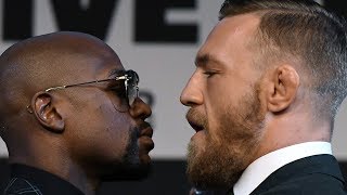 FULL Floyd Mayweather vs Conor McGregor Las Vegas Press Conference  ESPN [upl. by Aneleasor]