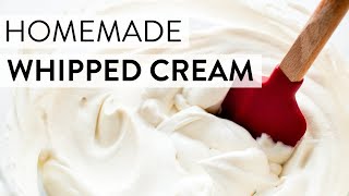 Homemade Whipped Cream  Sallys Baking Recipes [upl. by Virginia]