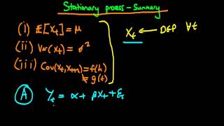 Stationary series summary [upl. by Kolosick431]