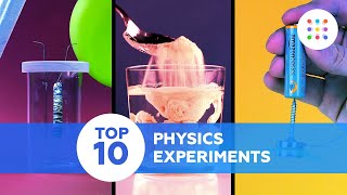 TOP 10 physics experiments to do at home [upl. by Ambrosi]