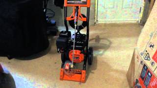 Generac pressure washer 6596 2800 psi walk around [upl. by Anawyt]