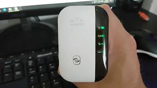 Wifi Repeater 300Mbps Signal Extender Booster Review Setup [upl. by Neuberger]