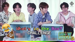 SHOW BREAK S3 Ep 1 Whats in the Box Challenge [upl. by Keily]