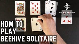 How To Play Beehive Solitaire [upl. by Ardnoed]