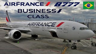 🇫🇷 Paris  Sâo Paulo 🇧🇷 BUSINESS Class  Air France Boeing 777300ER FULL FLIGHT REPORT [upl. by Lindon]