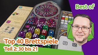 Die 40 besten TopBrettspiele aller Zeiten Teil 2 3021  staygeeky [upl. by Stout]