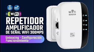 Repetidor WiFi Amplificador WiFi  Configuración  Unboxing [upl. by Marvella983]