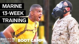 What New Marine Corps Recruits Go Through In Boot Camp  Boot Camp  Business Insider [upl. by Derreg114]