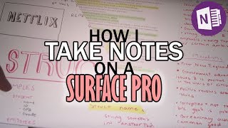 How I Take Notes on a Surface Pro 2019 [upl. by Marcellina]