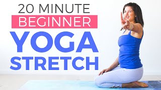 Yoga for Beginners  Full Body Yoga Stretch [upl. by Aicitan]