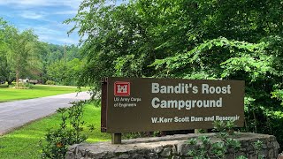 Bandits Roost Campground Wilkesboro NC USACE [upl. by Cave706]