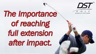 DST Golf  Full extension post impact The tech used by Pros such as Henrik Stenson amp Justin Rose [upl. by Bertelli]