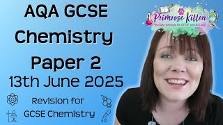 The Whole of AQA GCSE Chemistry Paper 2  13th June 2025 [upl. by Duwad219]