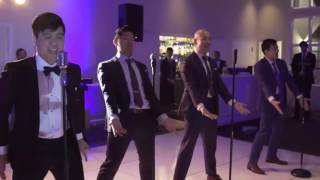 AWESOME Choreographed Groomsmen Dance Sal amp Michelle Wedding [upl. by Lledra]