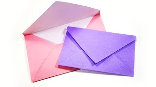 How to make Envelope  Paper Crafts 1101 [upl. by Ahsikad421]