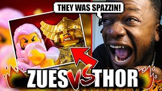 Zeus vs Thor Epic Rap Battles of History REACTION [upl. by Cleavland507]